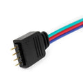 Kit ruban LED RGB de 5m avec alimentation, télécommande et contrôleur, compatible 12/24V 3