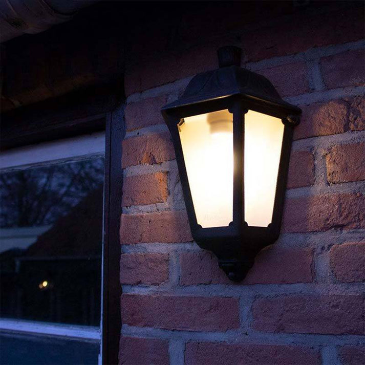Applique Lanterna Sambesi Bianco IP44 Sensore Crepuscolare Trio Lighting 86392493 Applique Lanterna Sambesi Bianco IP44 Sensore Crepuscolare Trio Lighting 86392493