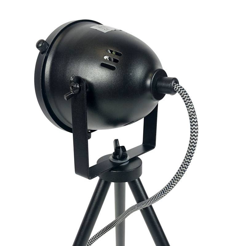 Lámpara de mesa vintage metal "MOTT" Bombilla incluida (2)