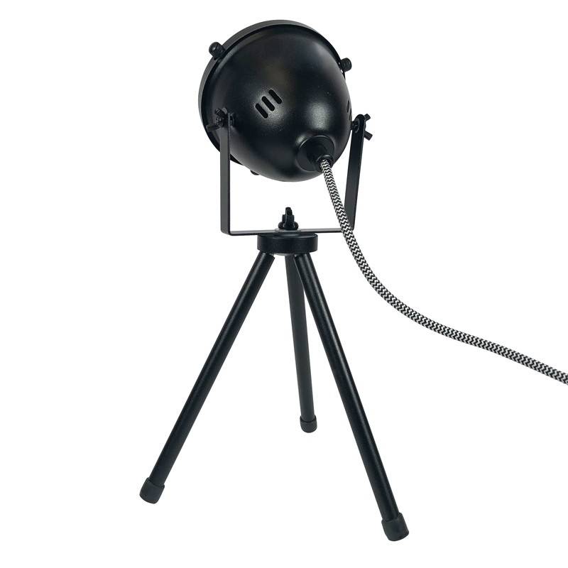 Lámpara de mesa vintage metal "MOTT" Bombilla incluida (5)