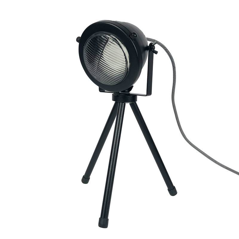 Lámpara de mesa vintage metal "MOTT" Bombilla incluida (7)