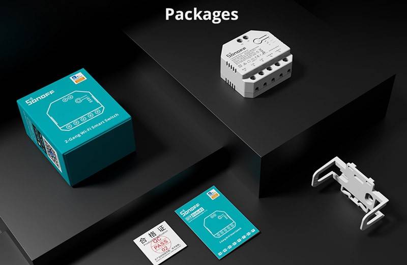 Interruptor Inteligente Wifi programable Smart Light | SONOFF - DUALR3 (9)