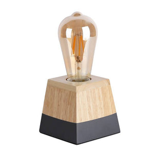 Lámpara de mesa de madera "LAKA" (17) & Lámpara de mesa de madera "LAKA"