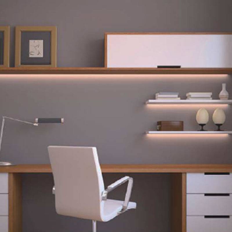 Perfil para tira led de esquinas - Superficie - 16x16mm (4)