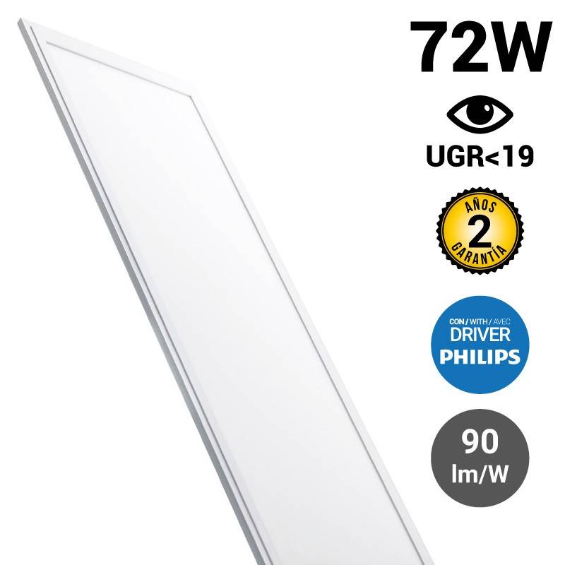 Panel LED slim 120X60cm - Driver PHILIPS - 72W - UGR19 - IP40 (4)