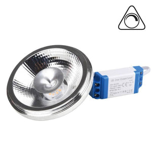 Bombilla LED AR111 12W regulable - 24º - Driver externo - 1500lm