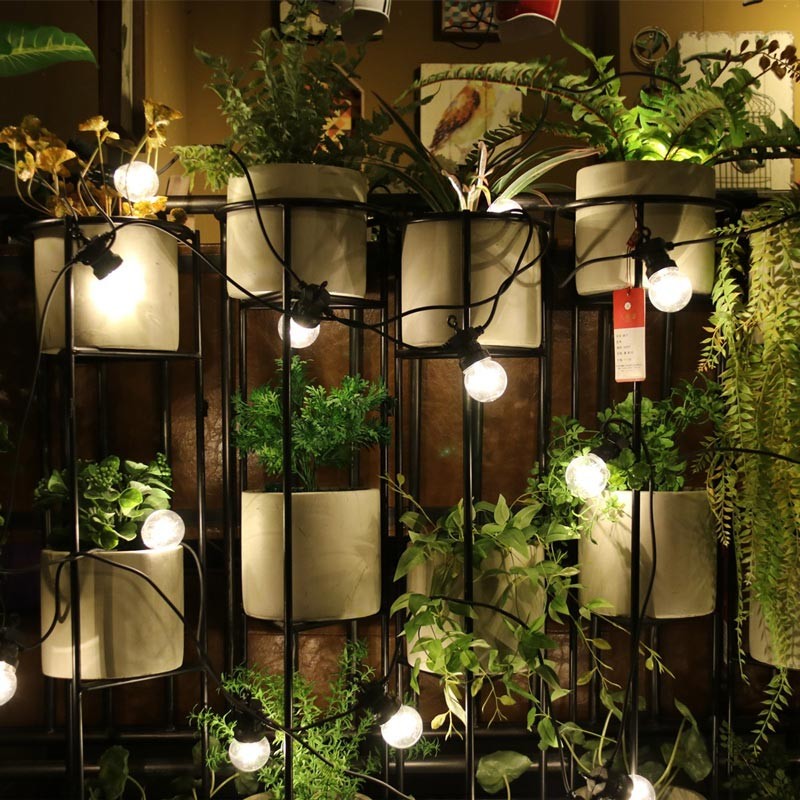 Guirnalda LED con panel solar de 8 metros con 10 bombillas integradas (10)