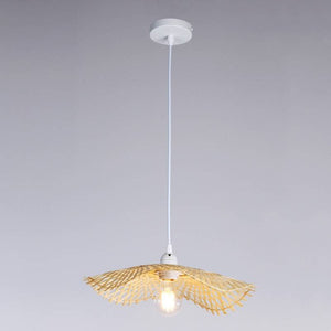 Lámpara colgante de mimbre "LISA" - E27 (5)