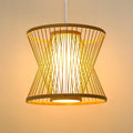 Lámpara colgante japonesa de bambú 
