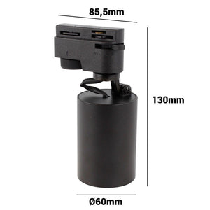 Foco LED para Carril Monofásico Orientable GU10 (19)