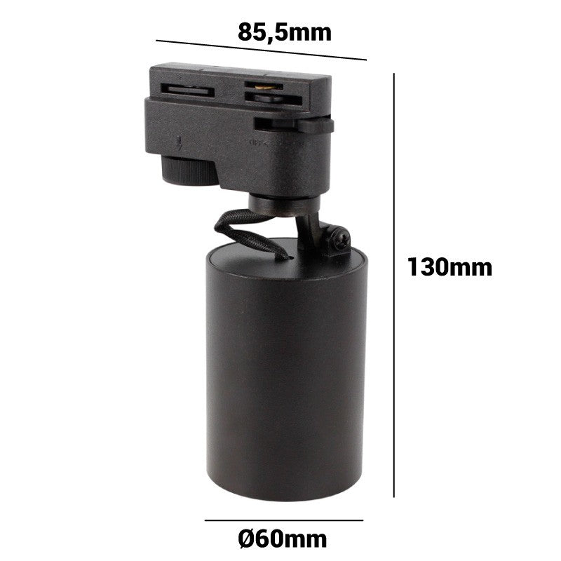 Foco LED para Carril Monofásico Orientable GU10 (19)