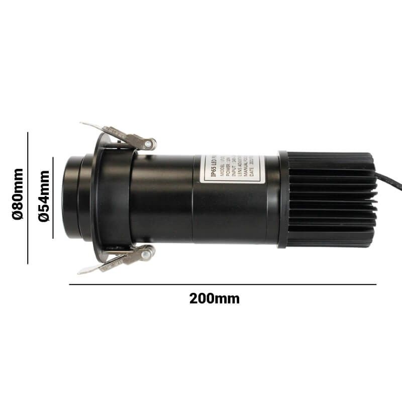 Proyector de logos LED GOBO 10W empotrable interior - IP40 (6)