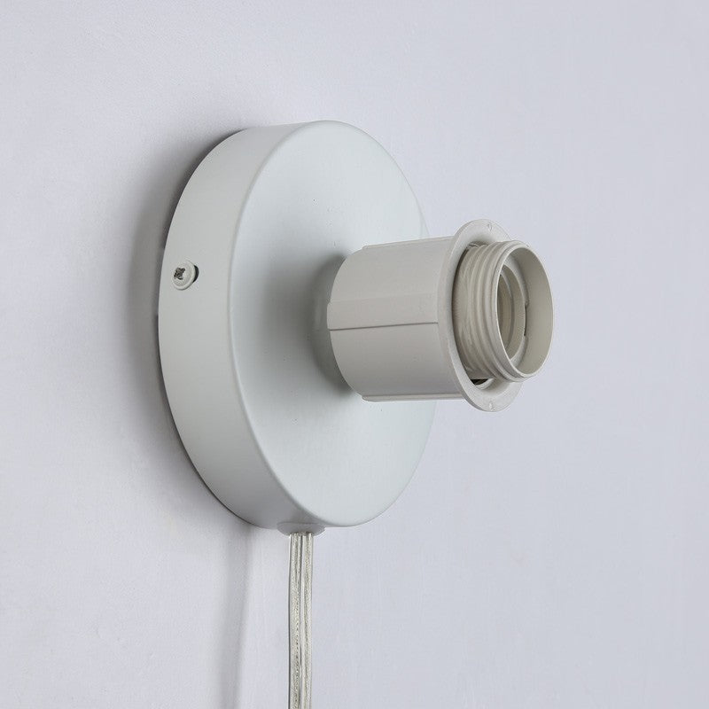 Aplique de mimbre con enchufe "Round" (5)