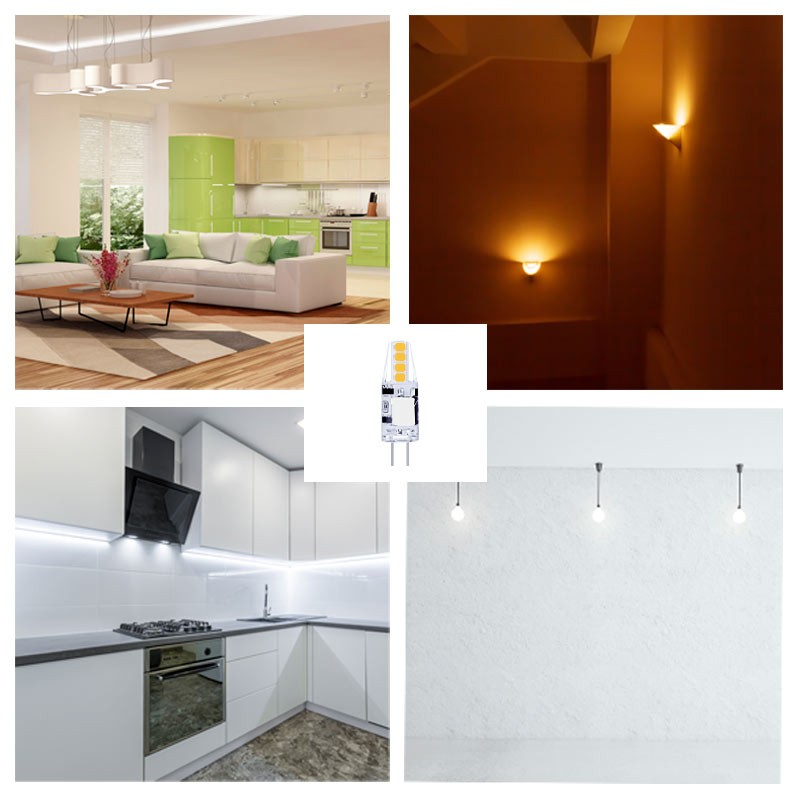 Bombilla LED G4 bi-pin siliconada 12V AC/DC - 2W (1)