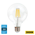LED Filament Lampe G95 E27 8W 3