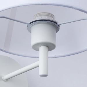 Aplique de pared con pantalla e interruptor Classic "RIGA" - E27 (6)