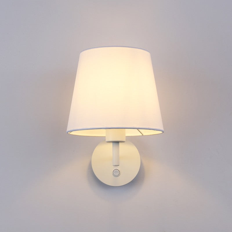 Aplique de pared con pantalla e interruptor Classic "RIGA" - E27 (7)