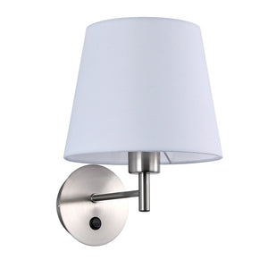 Aplique de pared con pantalla e interruptor Classic "RIGA" - E27 (29)