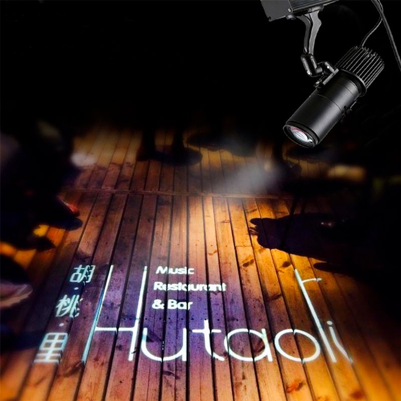 Proyector de logos LED GOBO 50W fijo interior - Óptica 20° -  IP20 (7)