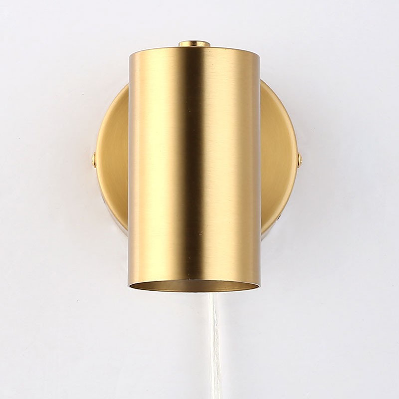 Aplique de pared interior orientable "Ben" con cable y enchufe - E27 (15)