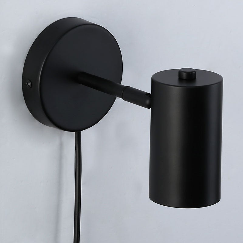Aplique de pared interior orientable "Ben" con cable y enchufe - E27 (23)