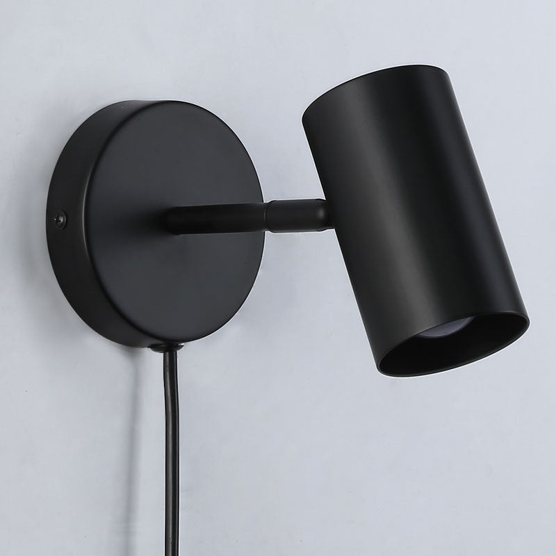 Aplique de pared interior orientable "Ben" con cable y enchufe - E27 (24)