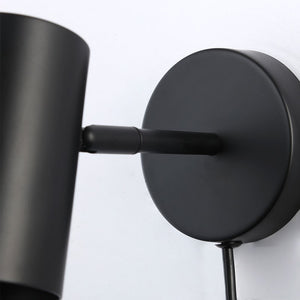 Aplique de pared interior orientable "Ben" con cable y enchufe - E27 (27)