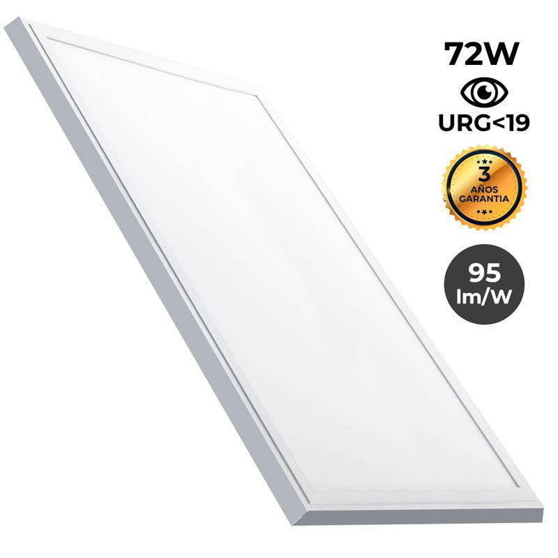 Panel LED slim de superficie 120X60cm - Driver PHILIPS - 72W - UGR19 - Con KIT de montaje (11)