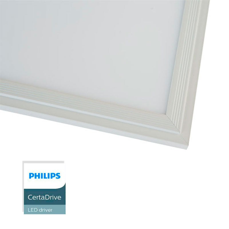 Panel LED slim de superficie 120X30 cm - Driver Philips - 44W - UGR19 - Con KIT de montaje (4)