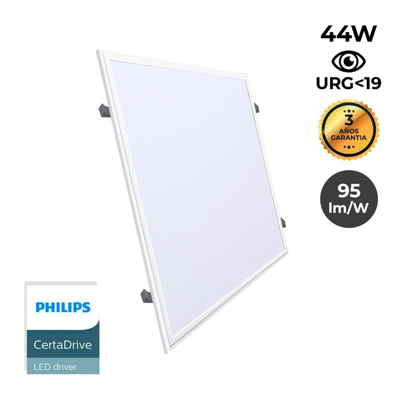 Panel LED 60X60cm con KIT de empotrar 44W UGR19 Driver Philips (9)