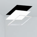 LED slim CCT surface panel 60 x 60- Dimmable with remote control - 40W - With mounting KIT 5