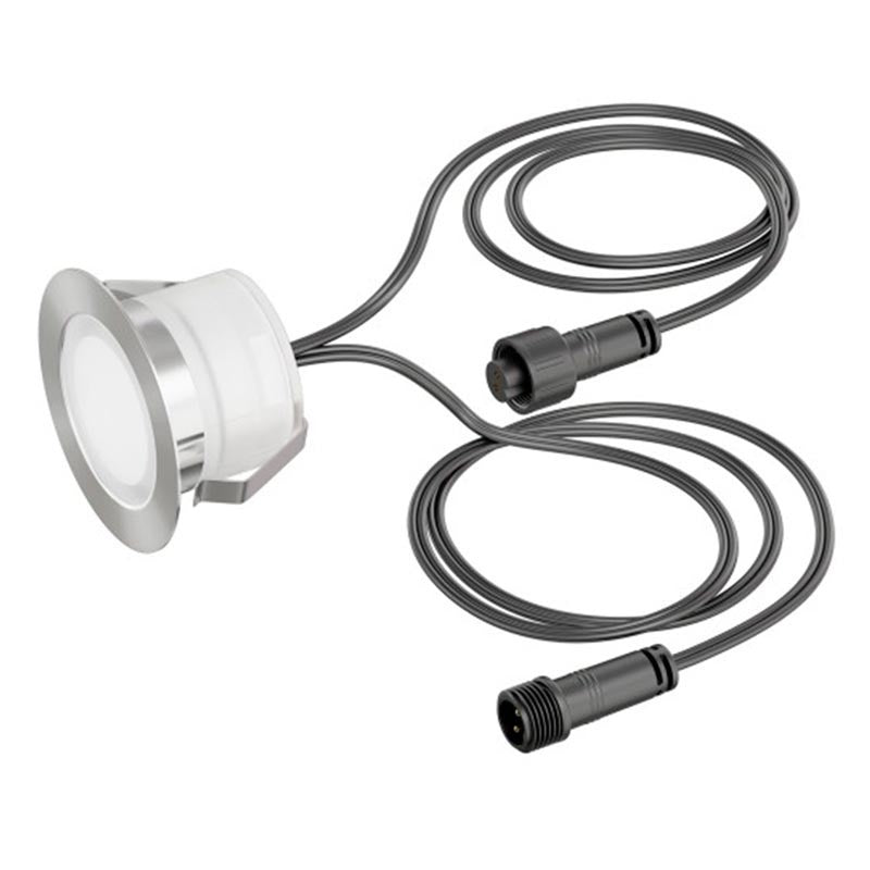 Kit 6 focos LED empotrables en suelo 0,3W 12V-DC IP67 (6)