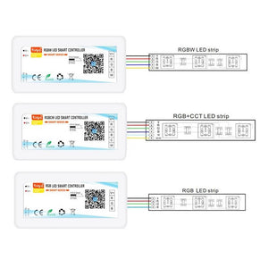 Controlador LED WIFI RGBW 12/24V 4 canales 4A/CH (8)