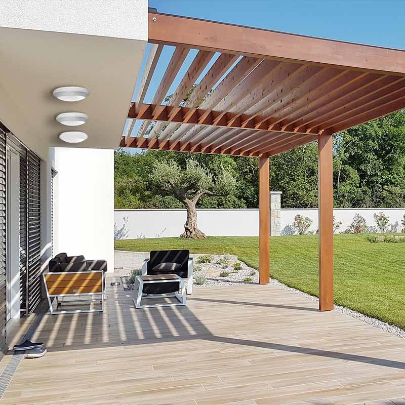 Plafón de exterior estanco de pared o techo FUMAGALLI BERTA E27 IP66 (10)