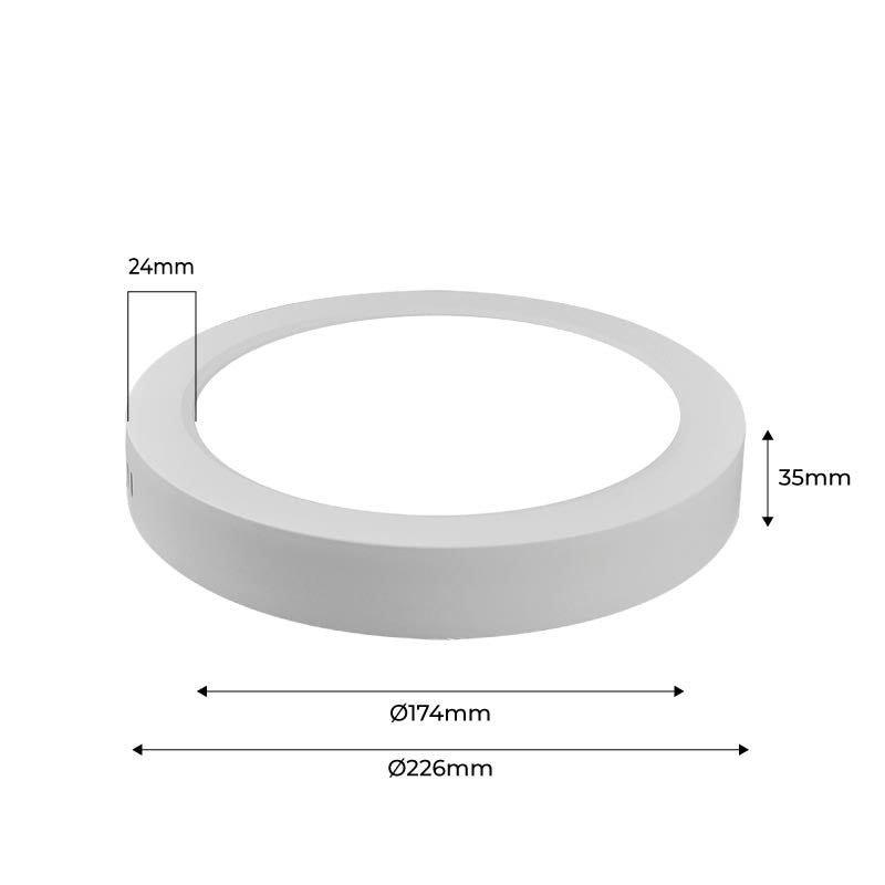 Plafón LED de superficie 18W Alta Eficiencia (15)