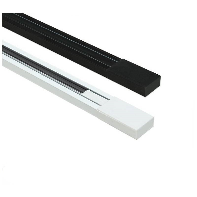 Carril monofásico de superficie para focos LED - Barra 1 metro