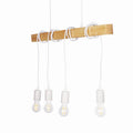 Vintage wooden pendant lamp 