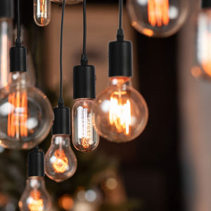 Lámpara colgante vintage madera "Otto" - 4 x E27 (16)