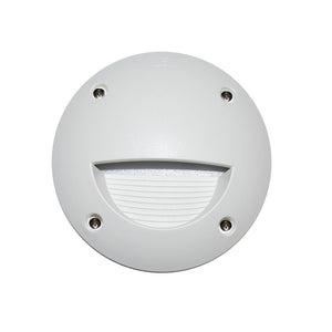 Baliza empotrable Blanca FUMAGALLI "LETI 100 ROUND-ST" GX53 - 3W - Luz neutra -  IP66