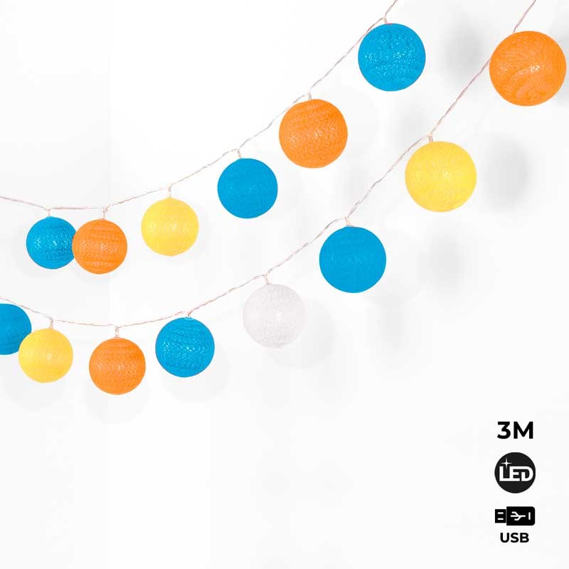 Guirnaldas decorativas de luces LED USB (4) & Guirnaldas decorativas de luces LED USB