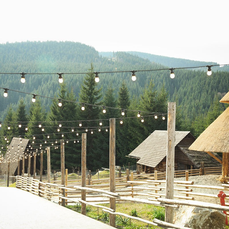 Portalámparas E27 para Guirnalda de Cable Plano IP44 (10)