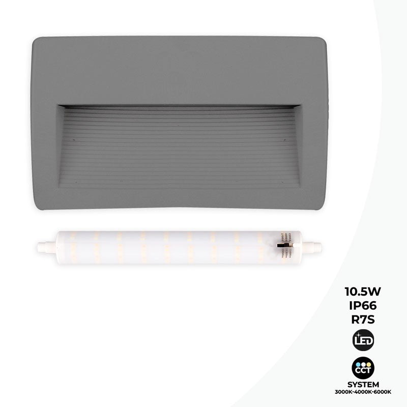 Baliza de pared LED CCT para exterior FUMAGALLI LORENZA 270 R7S 10.5W (16)