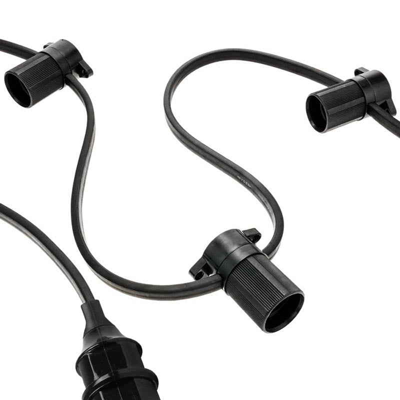 Cable Plano Negro 2x1,5mm2 para Guirnalda a medida (venta por metros) (3)