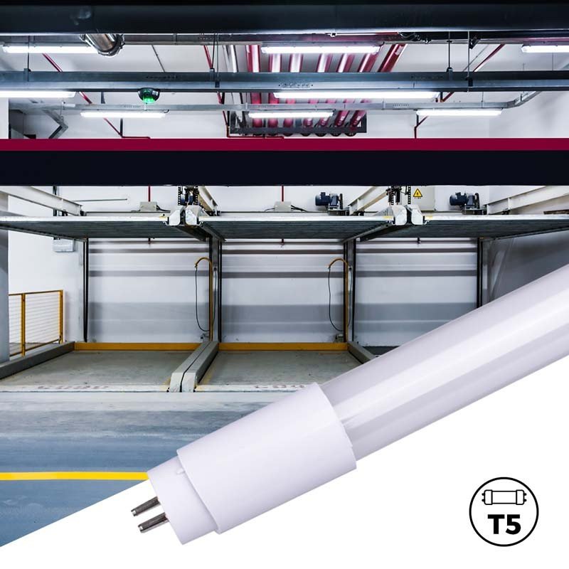 Tubo Led T5 120Cm Empavonado 16W Luz Neutra con Base Faretto 4614 Tubo Led T5 120Cm Empavonado 16W Luz Neutra con Base Faretto 4614