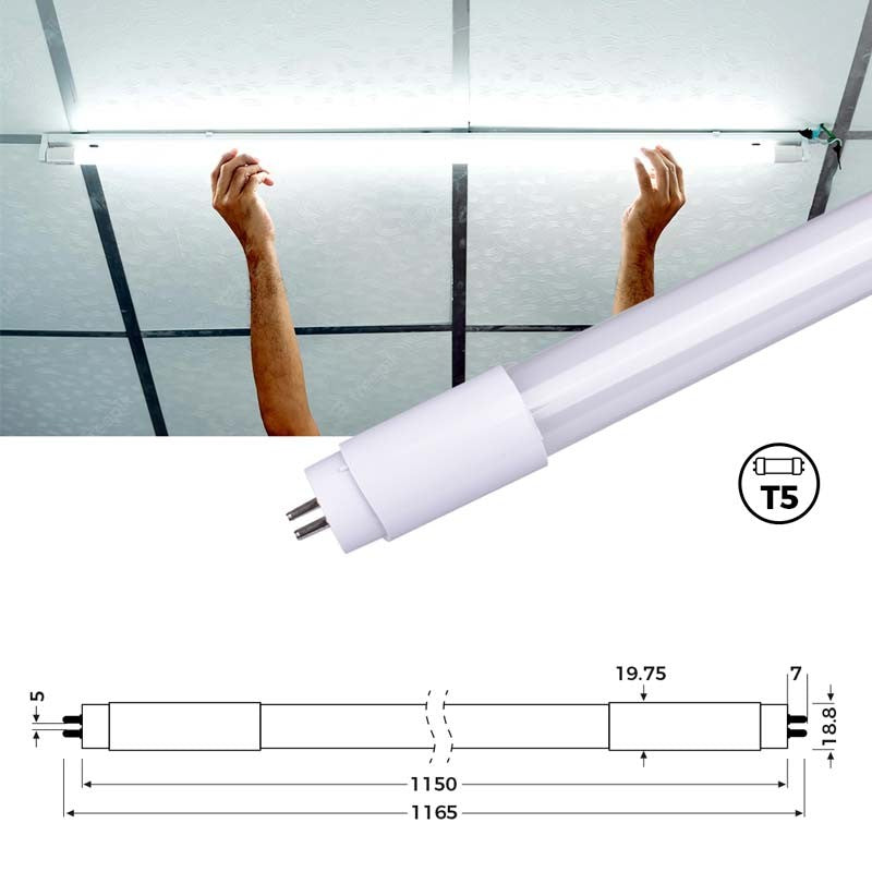 Tubo LED 120cm T5 - 16W -  115lm/W (12)