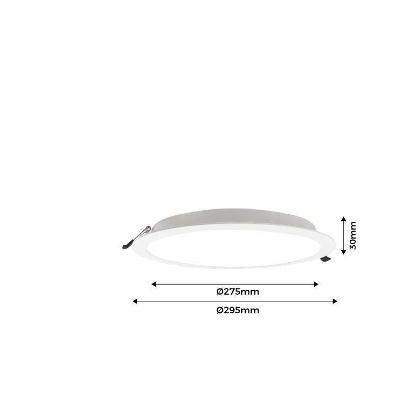Downlight LED empotrable Slim 24W - Corte Ø275mm (14)