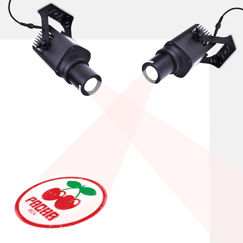 Proyector de logos LED GOBO 20W rotativo exterior - Óptica 20° - IP65 (4)
