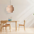 Wicker pendant lamp 