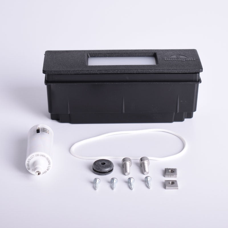 Baliza exterior LED empotrable pared Fumagalli "Nina 150" 3.5W -  IP55 - R7S - CCT (8)