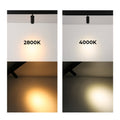 LED spotlight for magnetic rail 48V - 18W 3